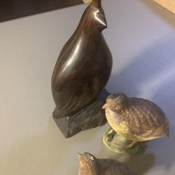 **** QUAIL FIGURINES