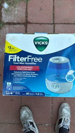 Vicks filter free cool mist humidifier