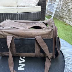 Large Pet Carrier Soft Brown Color