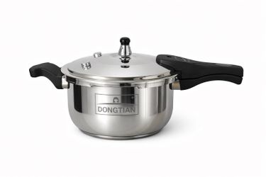 Stainless Steel Pressure Cooker 6L – Heavy‑Duty, Works on All Stoves