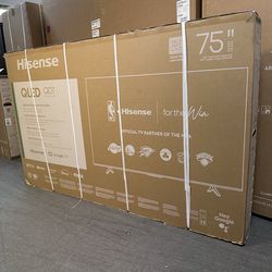 75” Hisense 4K smart TV QLED