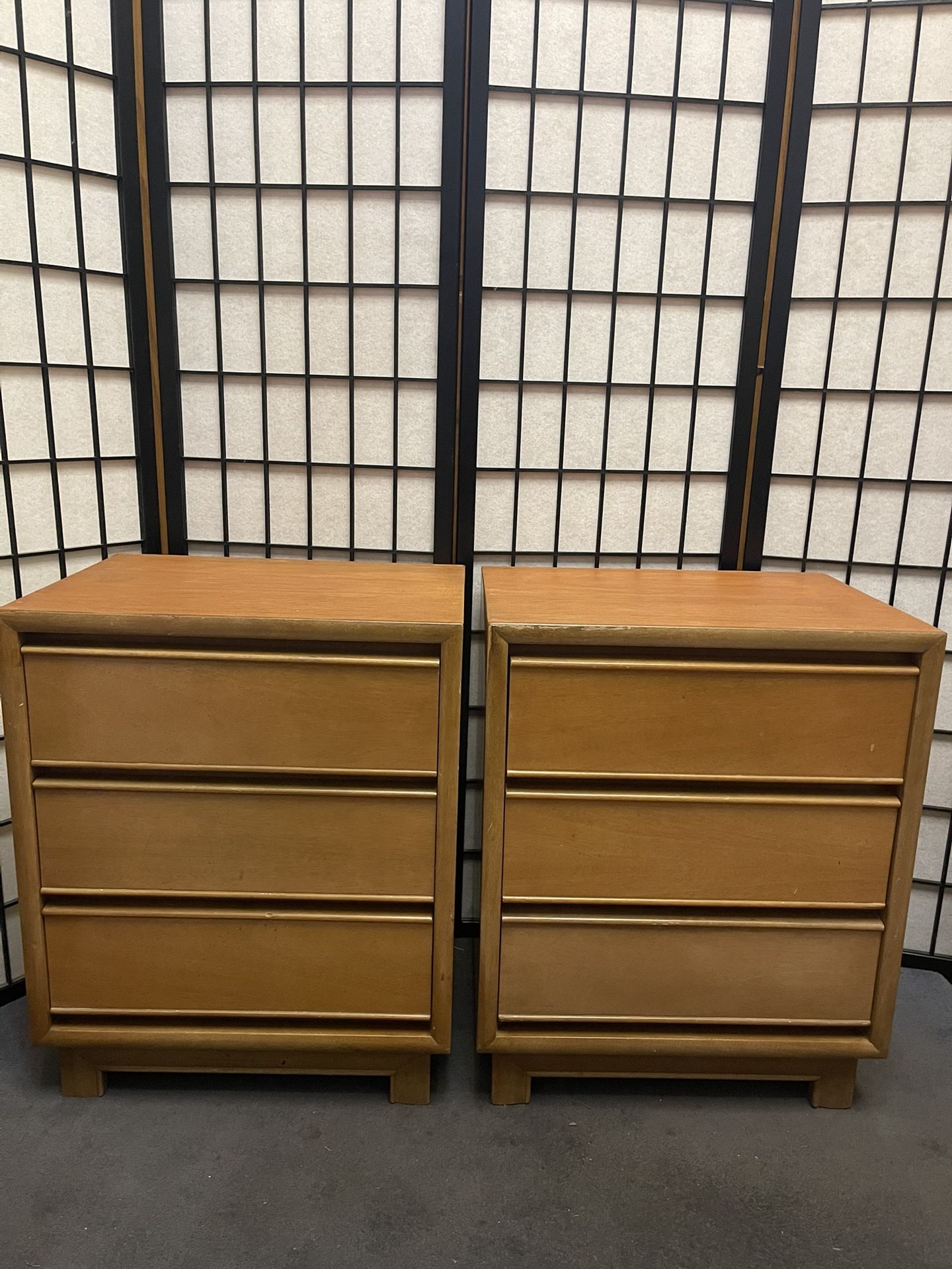 Pair Of Mid Century Nightstands