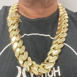 1.4kg super heavy and solid handmade Miami Cuban necklace🔥