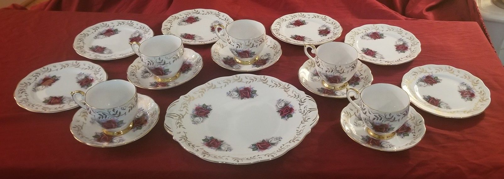 Set of Vintage Queen Anne China