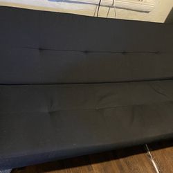 BALKARP Sleeper sofa, Knisa black