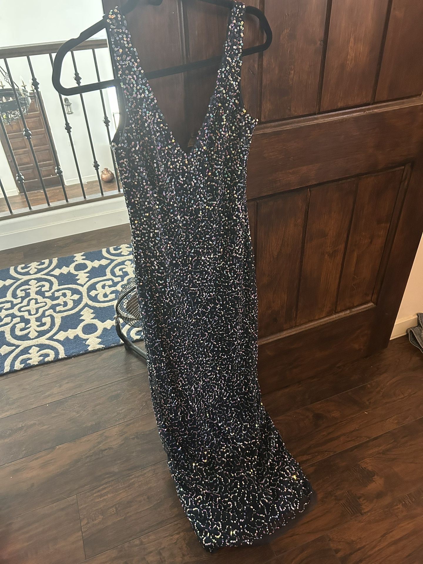 Dark Blue Formal Gown Size 6