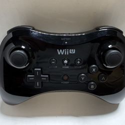 Official OEM Nintendo WiiU Black Wireless Controller  WUP-005