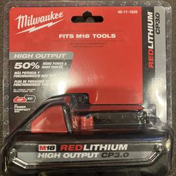 Milwaukee M18 CP3.0 &  M12 XC5.0 Batteries