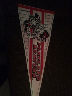Portland Beavers vintage pennant