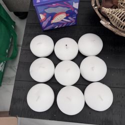 White Floating Candles 3 Inches