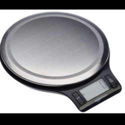 Amazon  Stainless Steel Digital Kitchen Food Scale with LCD Display, up to 11 pounds