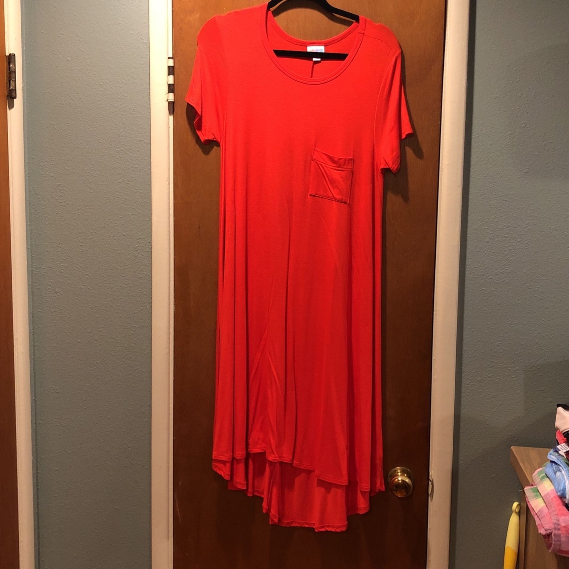 LULAROE Bright Red Dress