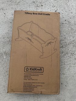 Tiffany Bow Doll Cradle