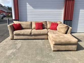 (Free Delivery) Microfiber Corner Sectional