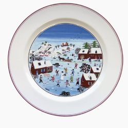 New Villeroy & Boch Naif Christmas Dinner Laplau Plate