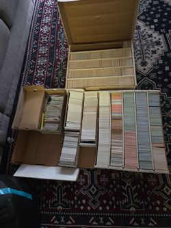 90% baseball ,10% football and basketball cards