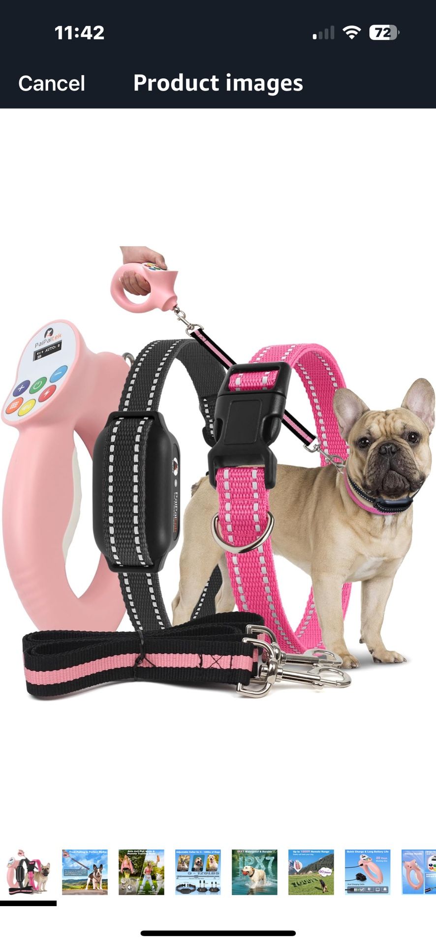 Brand New No Pull Dog Training Collar Anti Pull Sensor, 3 Modes, Fits Dogs 5lbs-120lbs.