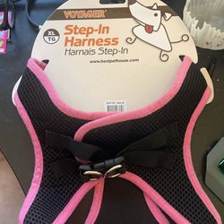 Voyager Step-In Air Dog Harness - All Weather Mesh XL Black Pink Walking