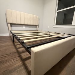 Queen Bed Frame W/ Storage 