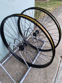 29” se all black wheel set bmx