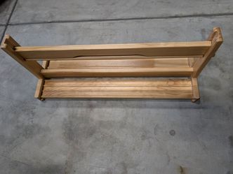IKEA MÅLA Wooden Paper Roll Dispenser & Storage Holder