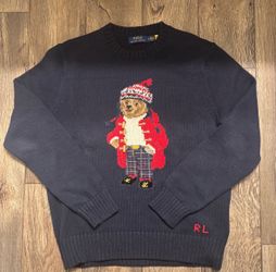 Polo Ralph Lauren Men's Polo Bear Cotton-Cashmere Sweater Size Medium