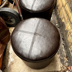 Two Mini Ottomans/chairs
