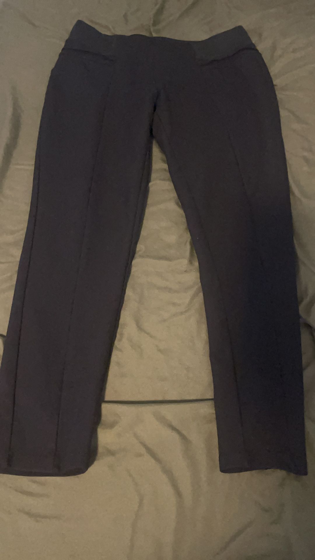 Womens Black Casual Dress Leggings Capri
