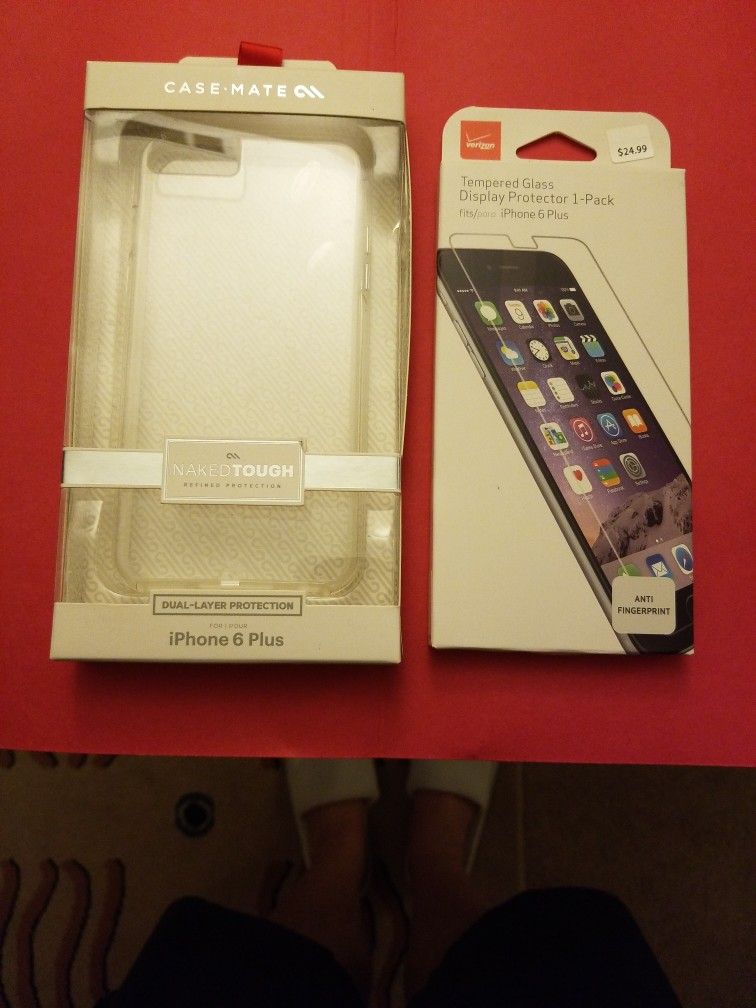 iPhone 6 Plus Case & Tempered Glass sceen protector