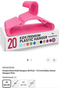 Kids’ Pink Hangers