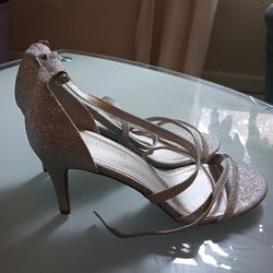 Dress Heels - Sparkly Silver