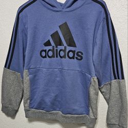 NWOT Adidas Youth Fleece Hoodie Size L(14/16) Pull-Over With HoodNWOT Adidas youth fleece hoodie