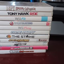 Assortment Of WII Games