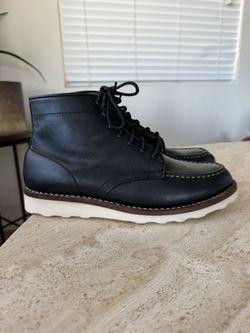 Moc Toe White Boot Company Carolina Men's 6