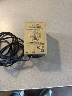 Aurora Model Motoring 20V DC Model DC-2 Power Pack Toy Transformer