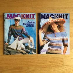 Lot of 2 of MacKnit Machine Knitting Magazines