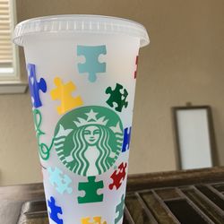 Autism Starbucks Reusable Cup