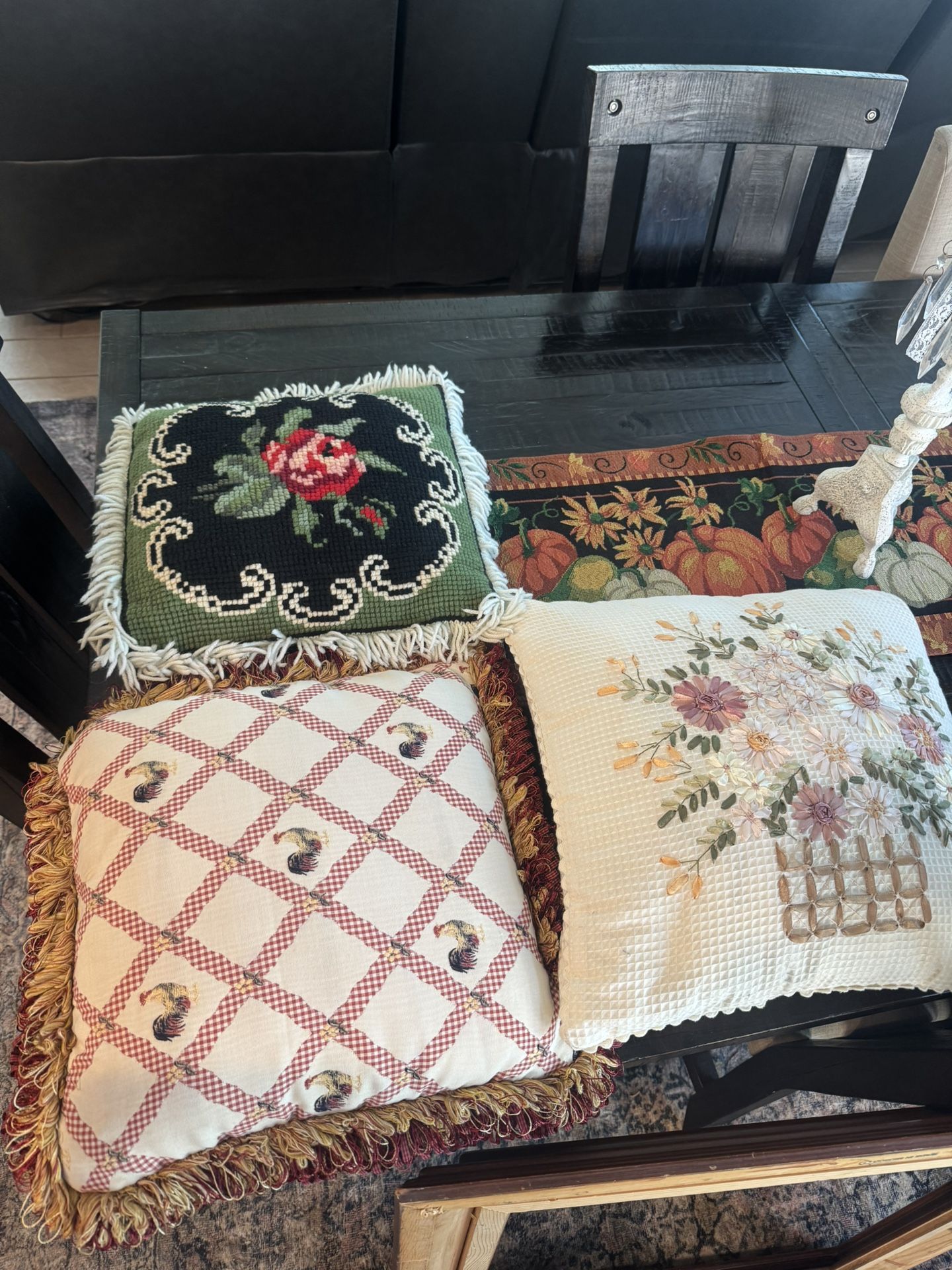3 Vintage Pillows