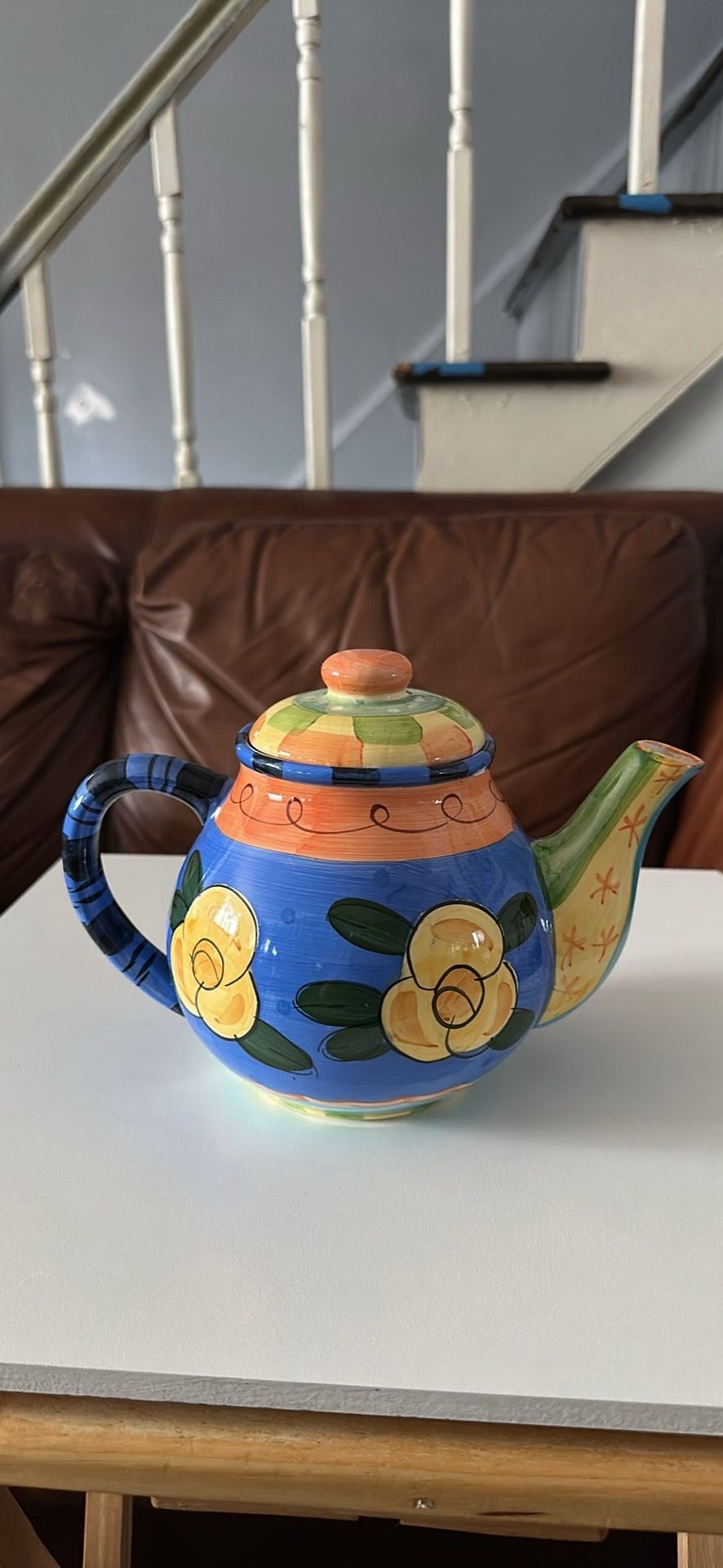 Beautiful Ceramic Floral Tea Pot