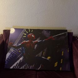 Large Spiderman Painting 