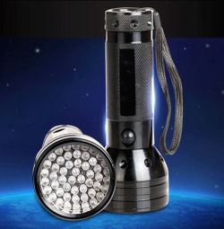 UV Ultra Violet 51 LED Flashlight Blacklight Light 395 nM Inspection Lamp Torch