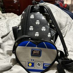 Star, Wars, Loungfly, Backpack, And Purse