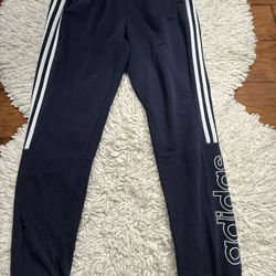 Adidas Jogger pants navy blue Medium