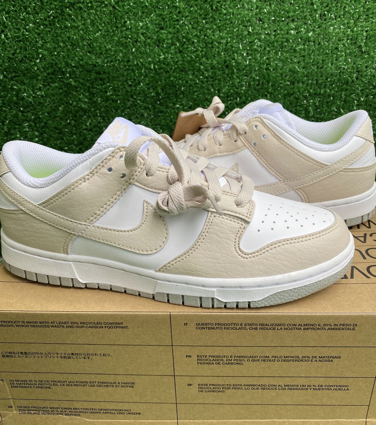 NIKE DUNK LOW NEXT NATURE WHITE LIGHT OREWOOD BROWN