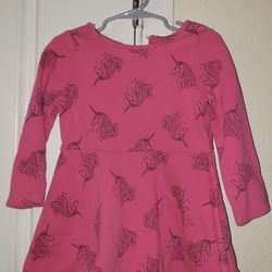 Cat and Jack Unicorn Dress 3T
