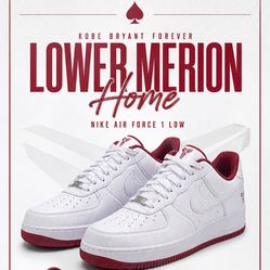 Nike Air Force 1 Low ‘Kobe Bryant Forever Lower Merion Home’ size 12 $170