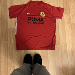 Red Nike Futbol jersey