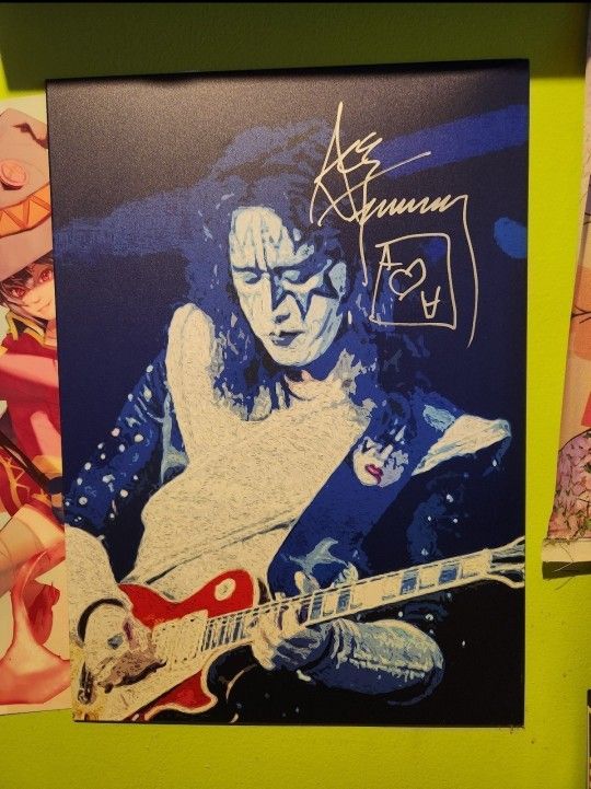 Ace Frehley Signed Displate