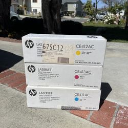 HP CE412AC Yellow CE413AC Magenta CE411AC Cyan Toner Cartridge Color LaserJet 