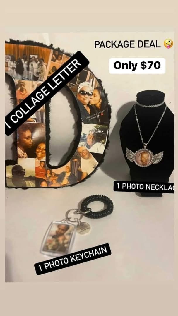 Custom Collage Letter Gift Bundle